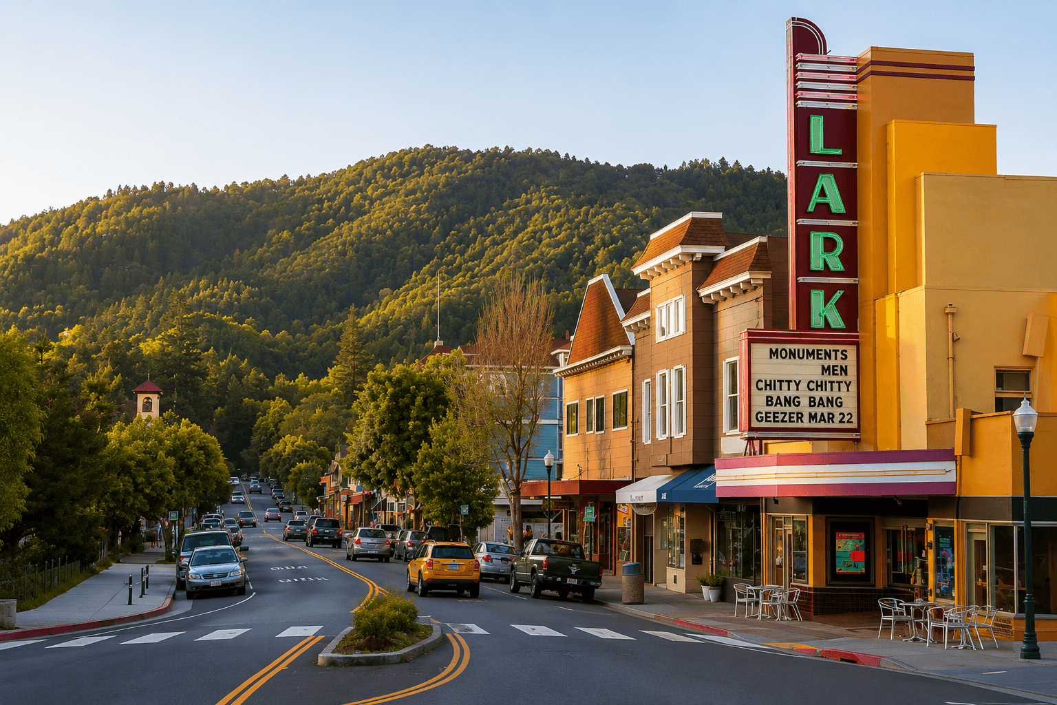 The Lark Theater in Larkspur